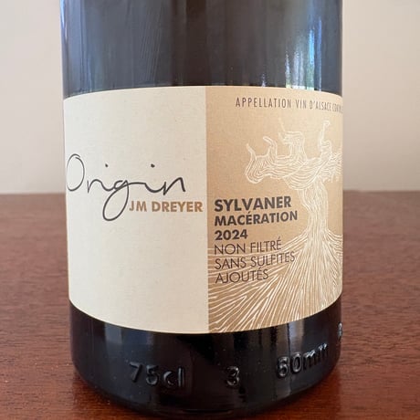 Jean Marc DREYER  /  Alsace Sylvaner Origin 2024