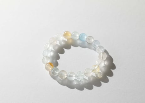 葉月ゆうによる技封入❣️【カルマ体のブロック解放/ハートからの願いを叶える】＆【悟りのシッディ入り】ミックストパーズ ブレスレット