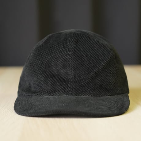 HUNTISM ハンティズム コーデュロイキャップ Diagonal Corduroy Cap / Black htm263004 ブラック