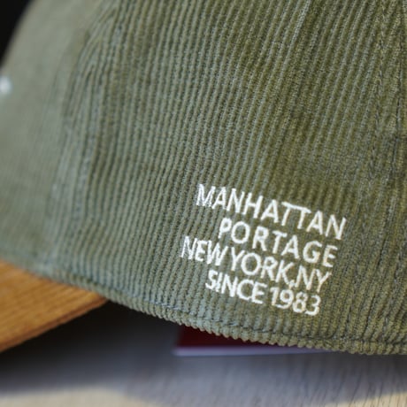 Manhattan Portage・マンハッタンポーテージ COTTON CURDUROY 6P CAP Olive MP416-26A00