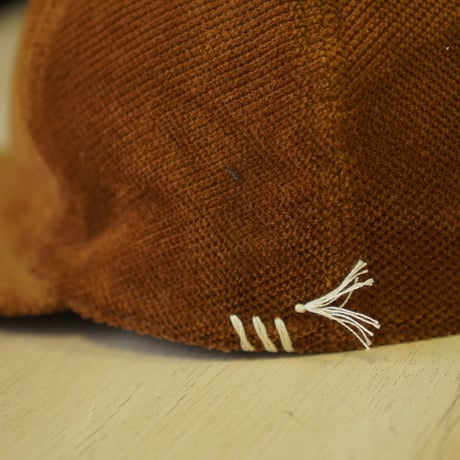HUNTISM ハンティズム コーデュロイキャップ Diagonal Corduroy Cap / Mustard htm263004 マスタード