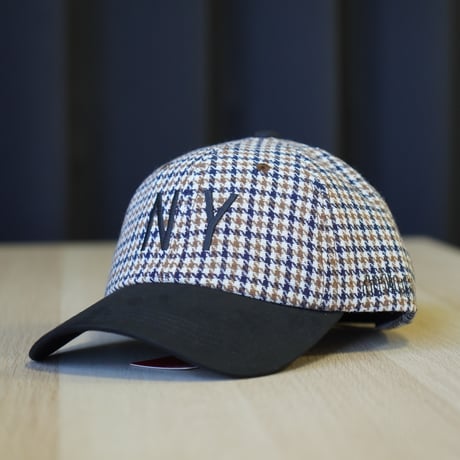 Manhattan Portage・マンハッタンポーテージ NY EMB CHECK CAP Off White MP402-26A00