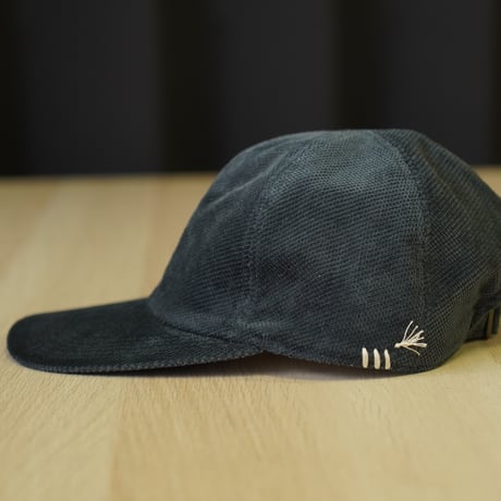 HUNTISM ハンティズム コーデュロイキャップ Diagonal Corduroy Cap / B.Grey htm263004 グレー