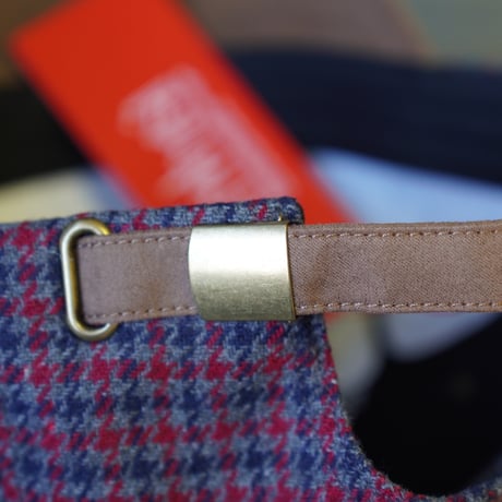 Manhattan Portage・マンハッタンポーテージ NY EMB CHECK CAP Gray MP402-26A00