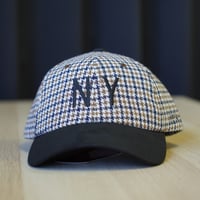 Manhattan Portage・マンハッタンポーテージ NY EMB CHECK CAP Off White MP402-26A00