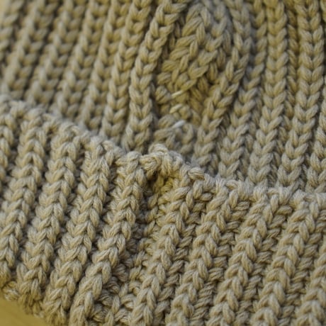 HUNTISM ハンティズム ローゲージ ニットキャップ LG Knit Cap / Beige htm263014 ベージュ