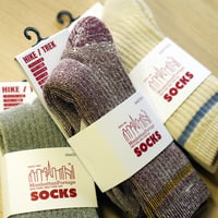 Manhattan Portage・マンハッタンポーテージ CREW OUTDOOR LINE SINKER SOCKS ソックス Gray Beige WINE MU020-25A00