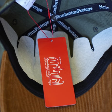 Manhattan Portage・マンハッタンポーテージ COTTON CURDUROY 6P CAP Olive MP416-26A00