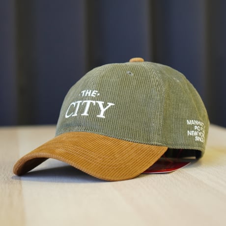 Manhattan Portage・マンハッタンポーテージ COTTON CURDUROY 6P CAP Olive MP416-26A00