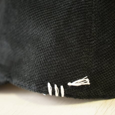 HUNTISM ハンティズム コーデュロイキャップ Diagonal Corduroy Cap / Black htm263004 ブラック