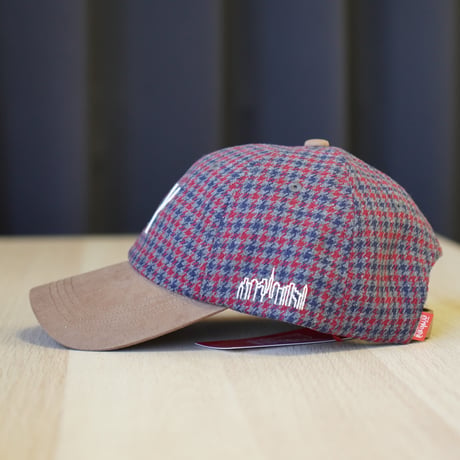 Manhattan Portage・マンハッタンポーテージ NY EMB CHECK CAP Gray MP402-26A00