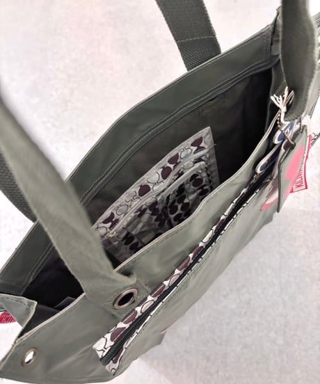 Vintage/Deadstock KILIWATCH Gothic Military Design Tote Bag
