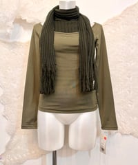 Vintage/Deadstock ESCANDELLE Gimmick Muffler Design Top M