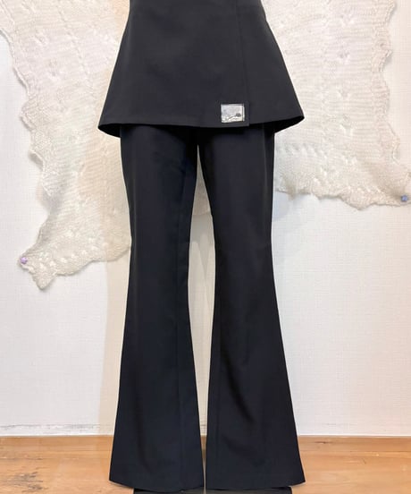 Vintage/Deadstock Skirt Docking Design Flare Pants S