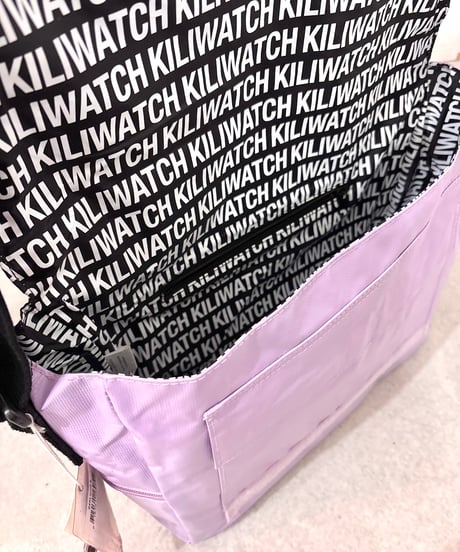 Vintage/Deadstock KILIWATCH Lilac Manekineko Design Messenger Bag