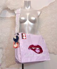 Vintage/Deadstock KILIWATCH Pale Pink Lip Design Messenger Bag