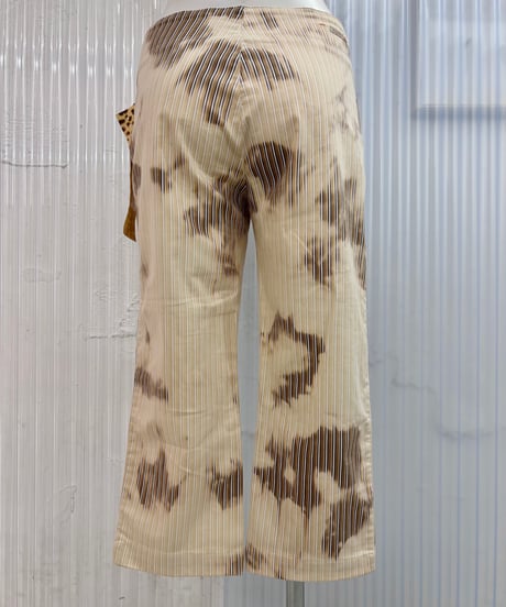 Vintage/Deadstock CASSUCI Mosaic Stripe Capli Pants S