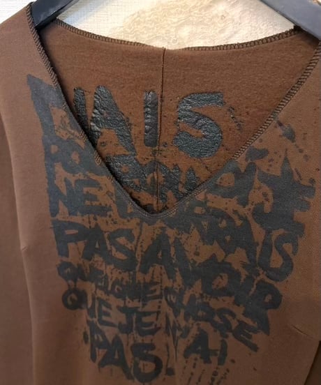 Vintage/Deadstock Chocolate Graphic Print Design Sweat Top S