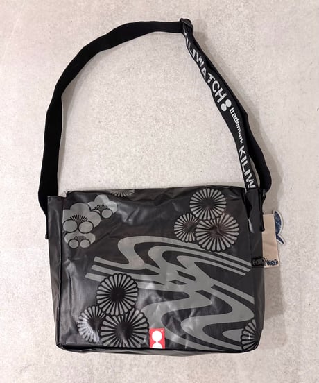 Vintage/Deadstock KILIWATCH Black Sumo Wrestler Messenger Bag