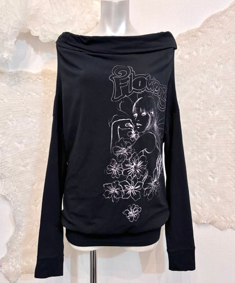 Vintage/Deadstock CASUCCI Flower Girl Print Top M