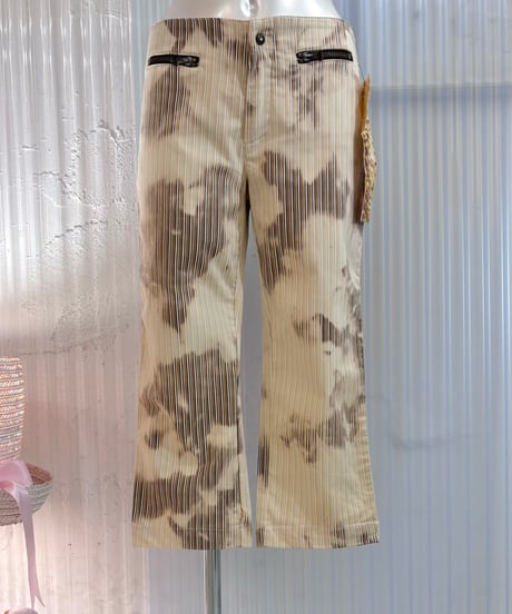 Vintage/Deadstock CASSUCI Mosaic Stripe Capli Pants S