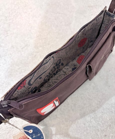 Vintage/Deadstock KILIWATCH Gray Brown Pocket Design Shoulder Bag