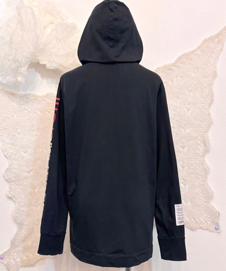 Vintage DIESEL Photo Print & Graphic Design Hoodie L