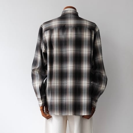 AURALEE｜SUPER LIGHT WOOL CHECK SHIRT