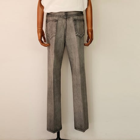 AURALEE｜FADED HEAVY DENIM CENTER-PLEATED PANTS