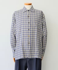 MAATEE&SONS｜over shirts "SILK RAYON CHECK"