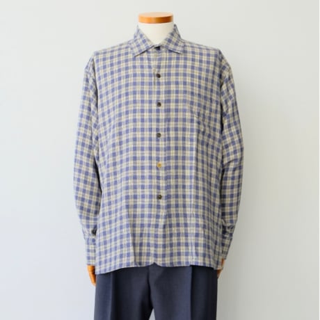 MAATEE&SONS｜over shirts "SILK RAYON CHECK"