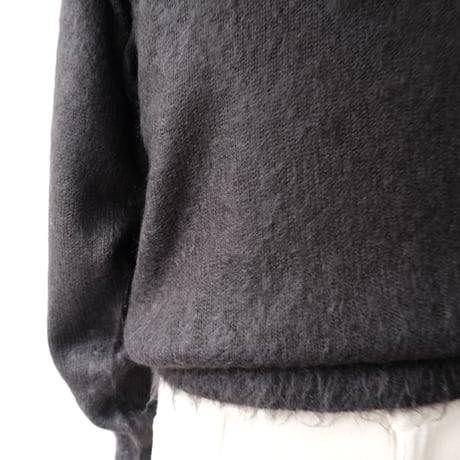 AURALEE｜BRUSHED SUPER KID MOHAIR KNIT POLO