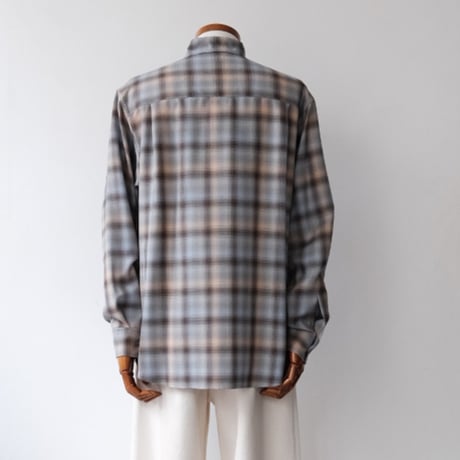 AURALEE｜SUPER LIGHT WOOL CHECK SHIRT