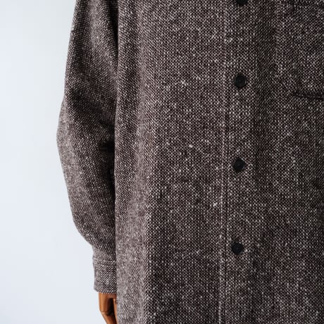 AURALEE｜HOMESPUN TWEED SHIRT BLOUSON