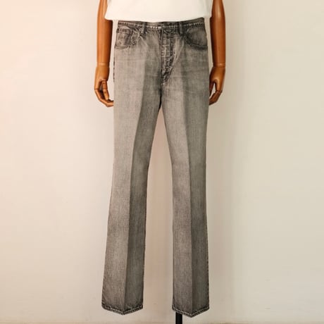 AURALEE｜FADED HEAVY DENIM CENTER-PLEATED PANTS