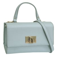🎀フルラ バッグ レディース 2way 斜めがけ ハンドバッグ アウトレット レザー ライトブルー FURLA 1927 WE00235ARE000AR300