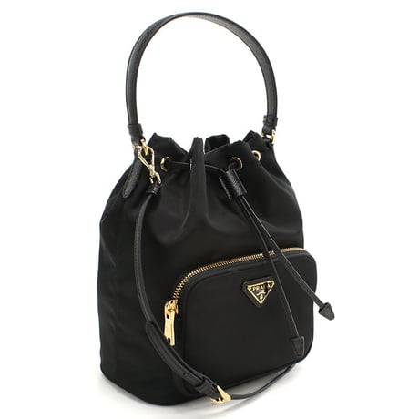 🎀PRADA プラダ ハンドバッグ 3WAY ショルダーバッグ 1BH038 RV44 V UOP F0002 RE-NYLON BUCKET BAG レディース ブラック