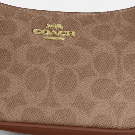 🎀COACH コーチ テリ ミニ クロスボディ バッグ・シグネチャー キャンバス　CW323 IMXHE
