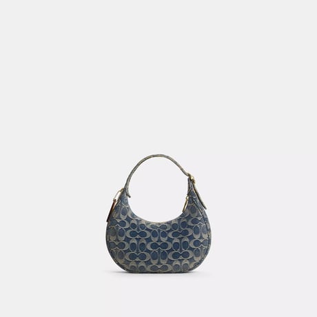 🎀COACH コーチ　エミリー ショルダー バッグ・シグネチャー デニム　CFO76 IMDEN