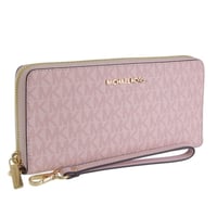🎀マイケルコース レディース 長財布 アウトレット PVC ピンク JET SET TRAVEL LG TRVL CONTINENTAL 35R4GTVT3V POWBLU MICHAEL KORS