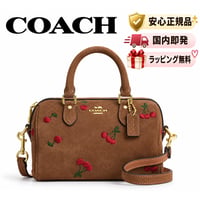 🎀COACH　コーチ　ミニ ローアン クロスボディ バッグ・チェリー エンブロイダリー　CFO47 IMZAX