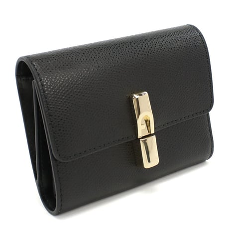 🎀FURLA フルラ 三つ折り財布 小銭入付き WP00564 ARE000 O6000 FURLA IRIDE S イリデ レディース ブラック