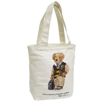ラルフローレン ポロベア バッグ メンズ レディース トートバッグ コットントート ナチュラル 9AR021J9F RALPH LAUREN A4対応