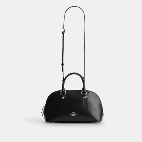 🎀COACH　コーチ　ララ サッチェル バッグ CDV19 SV/BK