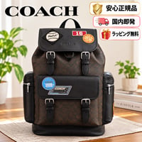 ✨COACH   コーチ　スプリント バックパック・シグネチャー キャンバス・パッチ  CFP95 SVXAM