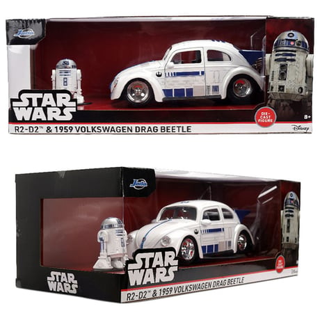 1:24 Star Wars 1959 Volkswagen Drag Beetle w/ R2-D2【スターウォーズ】ミニカー