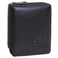 ✨カルバンクライン 財布 メンズ 2つ折り 折財布 コンパクト アウトレット レザー ブラック 4D1077G 001 CALVIN KLEIN