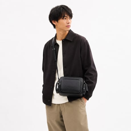 ✨コーチ COACH　フレッチャー クロスボディ バッグ　CEA45 SV/BK