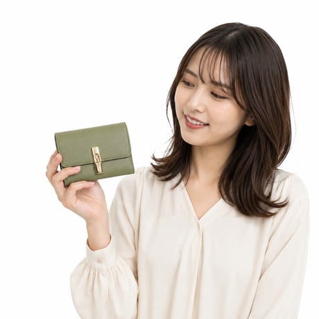 🎀FURLA フルラ 三つ折り財布 小銭入付き WP00564 ARE000 4555Ｓ FURLA IRIDE S イリデ レディース グリーン