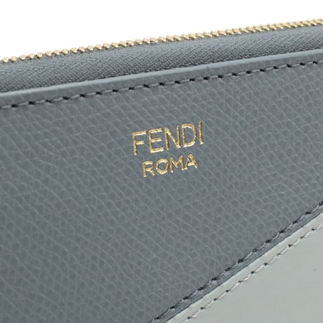 🎀FENDI フェンディ ラウンドファスナー 長財布 8M0517 AYCA F1URV FFダイヤモンド レディース ブルー